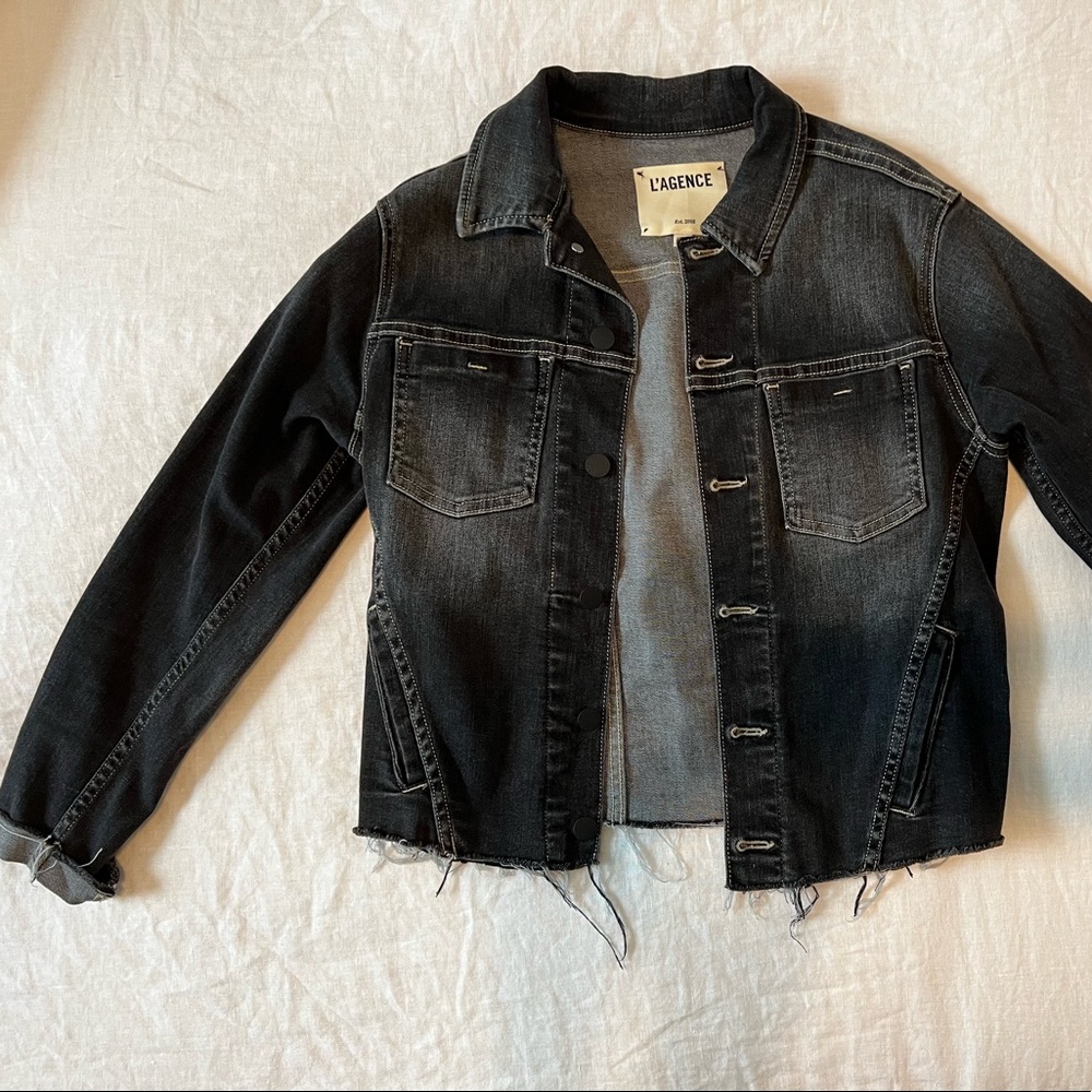 L'AGENCE Janelle Jean Jacket